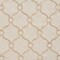 Yellow Embroidery Geometric Linen Look Woven Pattern Upholstery Fabric by The Yard - SKU: Barwick Brass